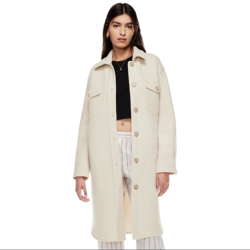 Aritzia Wilfred The Ganna Long Jacket Size XS - Picture 2 of 7
